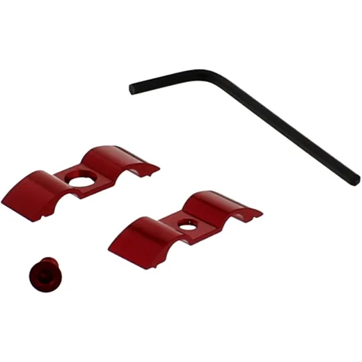 BREMSSCHLAUCHAUSPUFFER JMP BOLT 7MM 2-WEG ALU ROT
