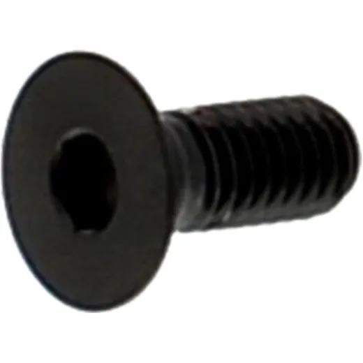 COUNTERSUNK BOLT M6X1.00 15MM STAINLESS A4 BLACK