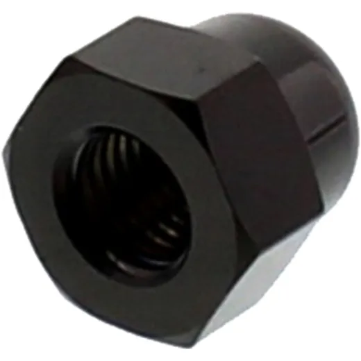 Hutmutter M10 x 1.25 mm 14 mm Edelstahl V4A schwarz für Motorräder