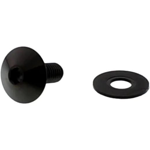 JMP DOME HEAD BOLT for Motorcycles M6X1.00 16MM A4 STAINLESS BLACK