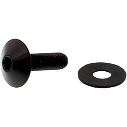 JMP Dome Head Bolt M6X1 20MM A4 Stainless Black