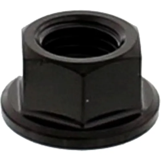 Sprocket nut M10X1. 50mm stainless V4A black for: Aprilia Shiver, Dorsoduro, Mana