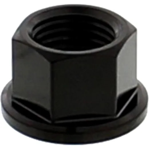 Mutter Kettenrad JMP Bolt M12 X 1. 25 mm Edelstahl V4A schwarz passend für: Honda CB, CBR, CBF