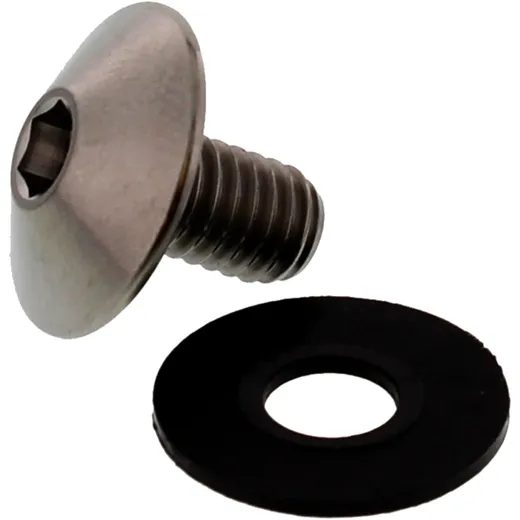 JMP DOME HEAD BOLT M6X1.00 10MM TITANIUM