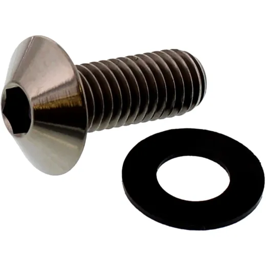 JMP DOME HEAD BOLT M8X1.25 20MM TITANIUM for motorcycles