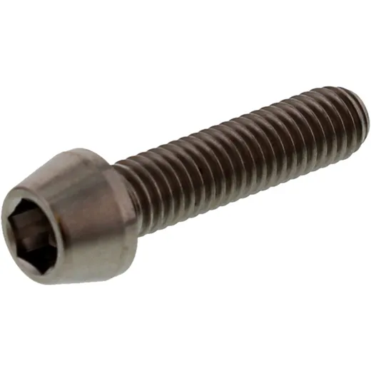 TAPERED CAP HEAD BOLT JMP M6X1 25MM TITANIUM
