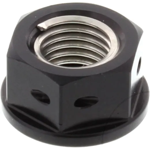 Mutter Kettenrad JMP Bolt M10 x 1. 25 mm Alu Racing schwarz passend für: Kawasaki Z, Ninja, ZZR