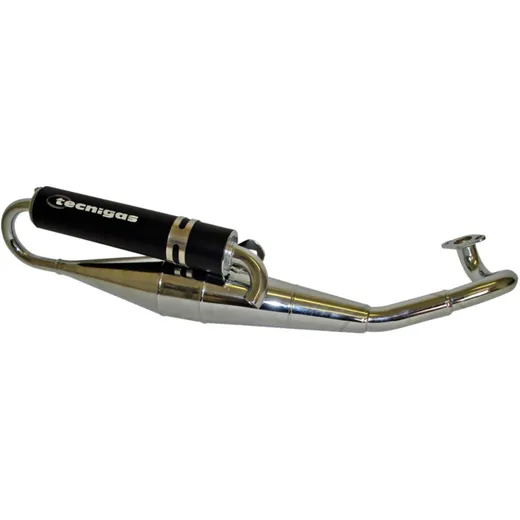 TECNIGAS next sports exhaust system chrome for: Peugeot Ludix, Speedfight, Jet Force