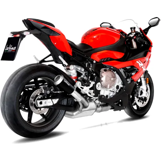 Silencer SBK stainless steel lv - 10 black slip on for: BMW S,