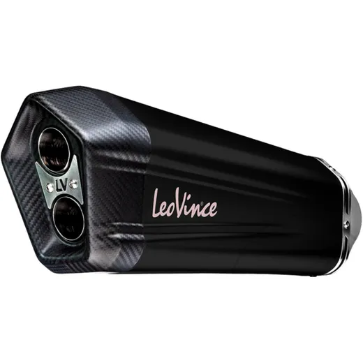 Schalldämpfer SBK Edelstahl LV - 12 komplett 2/1 black Slip On passend für: Yamaha XP