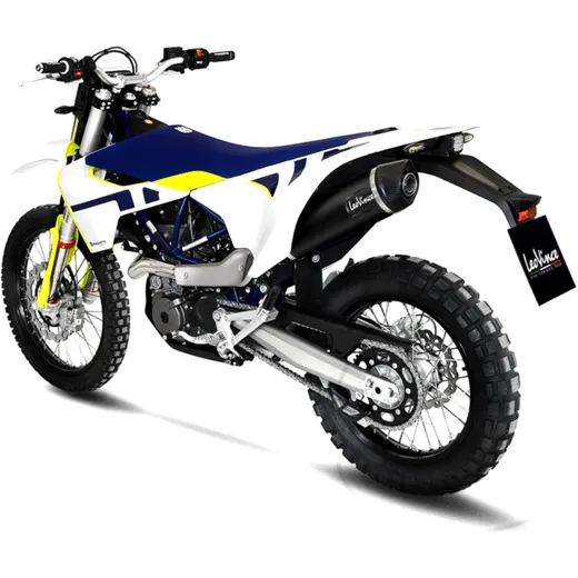 Silencer SBK nero slip on for: Husqvarna Enduro, Supermoto_1