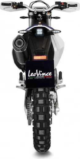 Silencer SBK nero slip on for: Husqvarna Enduro, Supermoto_2
