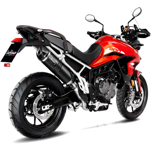 Silencer SBK lv - one slip on evo black for: Triumph Tiger_1