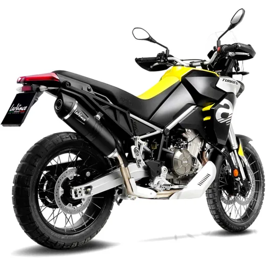Silencer SBK lv - one slip on evo black for: Aprilia Tuareg_1