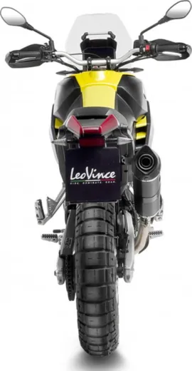 Silencer SBK lv - one slip on evo black for: Aprilia Tuareg_2