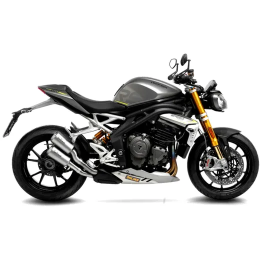 Silencer SBK stainless steel lv - 10 slip on for: Triumph Speed