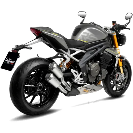 Silencer SBK stainless steel lv - 10 slip on for: Triumph Speed