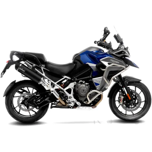 Silencer SBK nero slip on for: Triumph Tiger