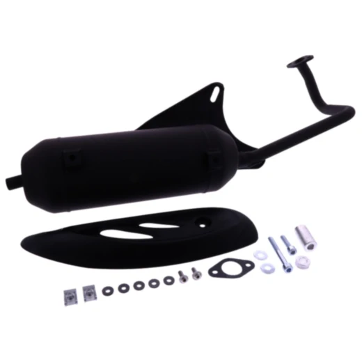 Silencer silent pro TECNIGAS black edition for: Baotian BT49QT - 7A1, BT49QT - 10, BT49QT - 12A1