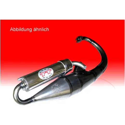 Schalldämpfer Handmade TT Leovince passend für: Peugeot Vivacity, Trekker, Buxy