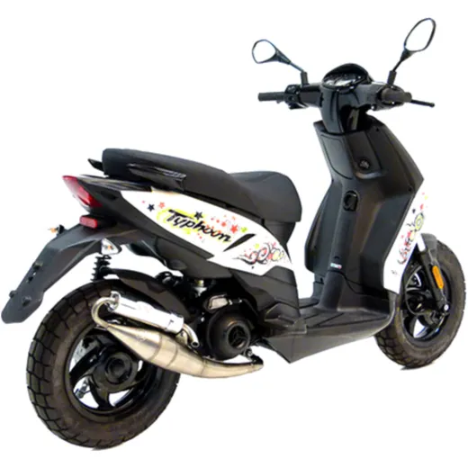 Handmade silencer tt LEO VINCE for: Piaggio Zip, TPH, Fly, Apri