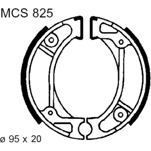 Bremsbacken mit Feder TRW Alternative: 7378490 passend für: Honda CRF, XR, NSS