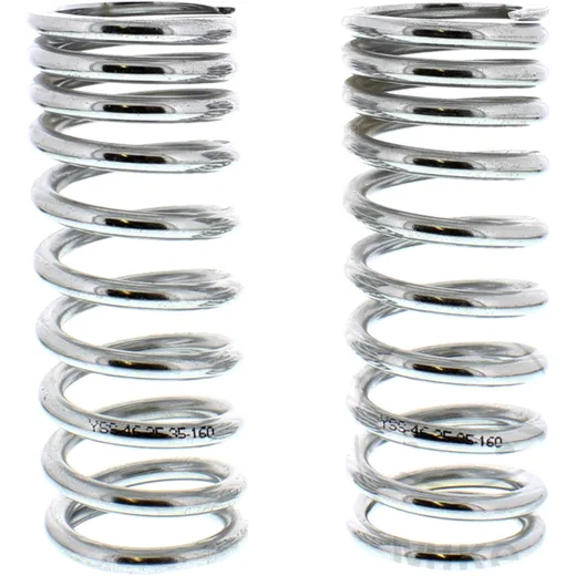 YSS Chrome Springs Stereo 46-25-35-160 for Motorcycles