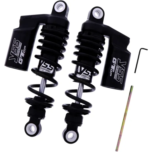 YSS TWIN SHOCK ABSORBER ADJUSTABLE BLACK EDITION für Roller und Custom Bikes