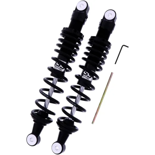 YSS TWIN SHOCK ABSORBER ADJUSTABLE BLACK EDITION für Retro- und Modern-Bikes