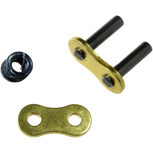 JMT 530X2 GOLD Solid Rivet Link Chain for Motorcycles