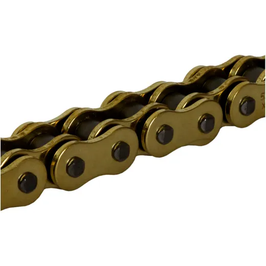 JMT x - ring 525X2 gold 114 open chain with rivet link for: Kaw