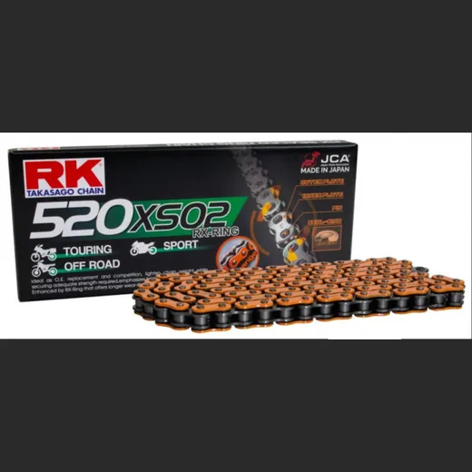 Rk x-ring chain orange 520xso2/118