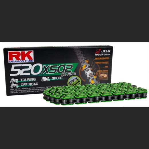 Rk x-ring chain green 520xso2/112