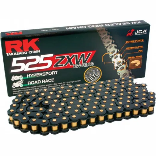Rk x-ring chain black scale 525zxw/112