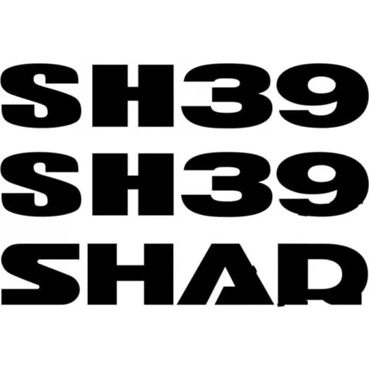 Aufkleber Satz Shad D1B39ETR