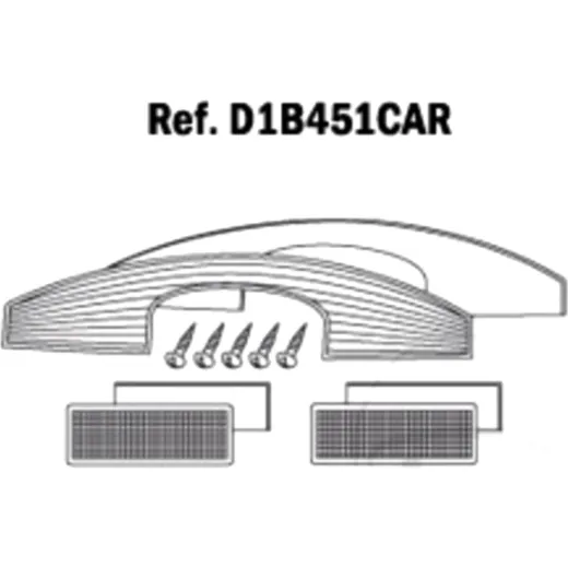 Replacement reflector white Shad D1B451CAR
