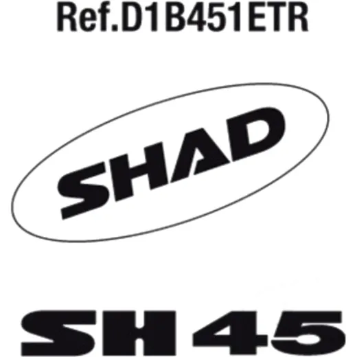 Aufkleber Satz Shad D1B451ETR