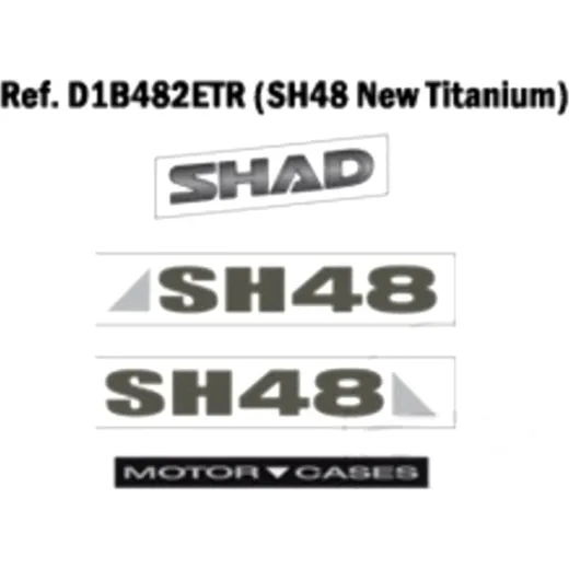 Sticker set gray titan Shad