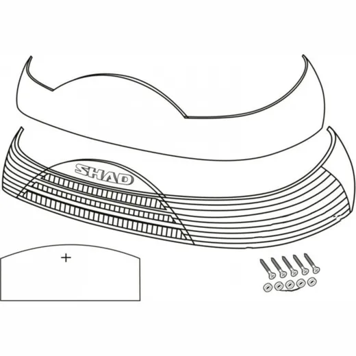 Spare reflector red shad 1026706