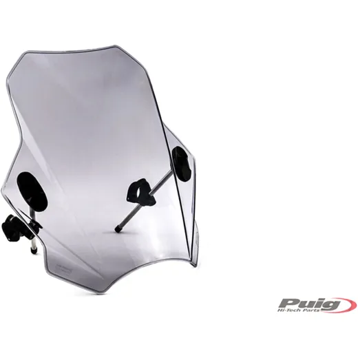 Screen bat PUIG smoke grey for: Kawasaki Eliminator