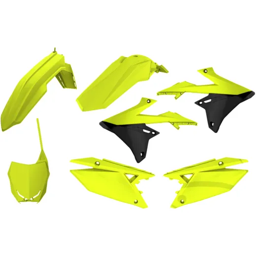 Complete Kit Yellow Fluorescent for Motorcycles