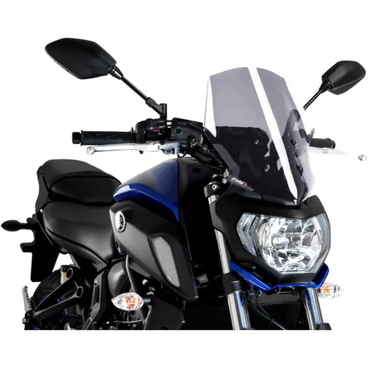 Puig Touring Screen New Generation for Naked Bike Smoke Grey