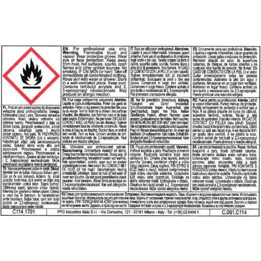 Etikett Acryl RUECKSEITE