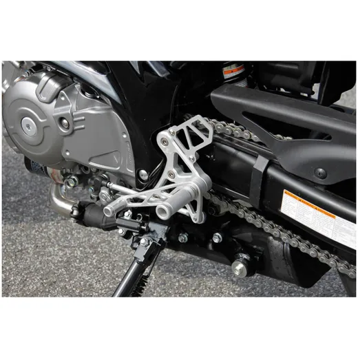 LSL Foot rest system SFV650 GLADIUS, ABS, black