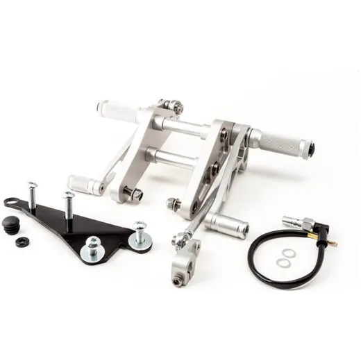 LSL Footrest system TR Bonneville 02-15, (908MD/986MF), silver