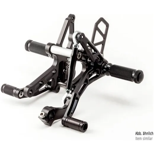 LSL Footrest system TR Bonneville 02-15, (908MD/986MF), black
