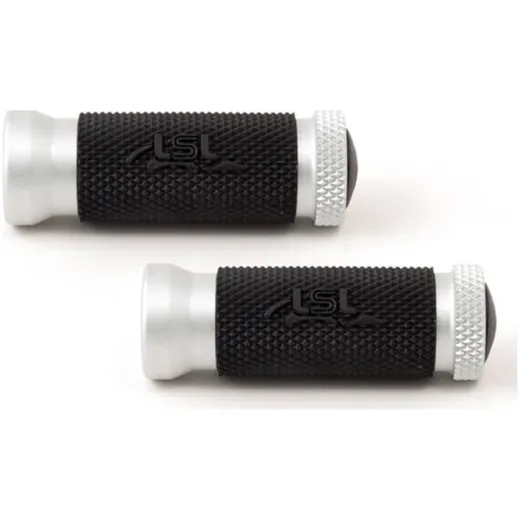 LSL Racing-Rasten mit Gummiauflage, silber
