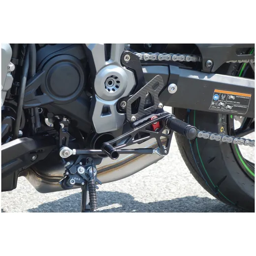 LSL 2-slide footrest system Z900 17-19, black