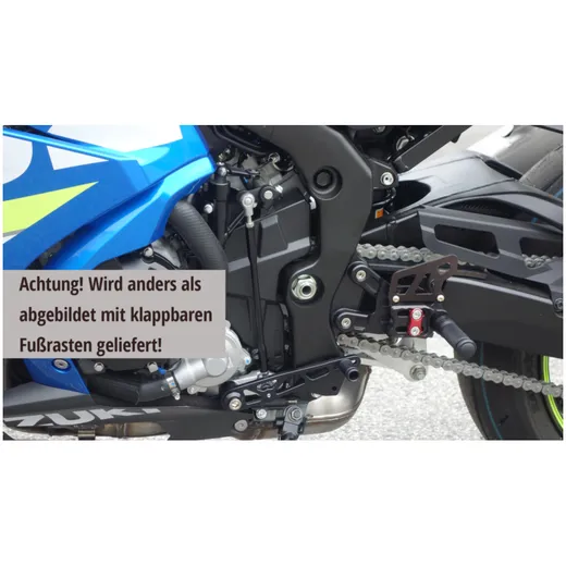 LSL 2-slide footrest system for: SUZUKI GSXR1000 17