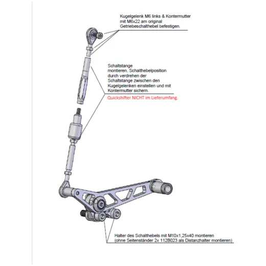 LSL Conversion reverse + Quick Shifter Street Triple R 13-